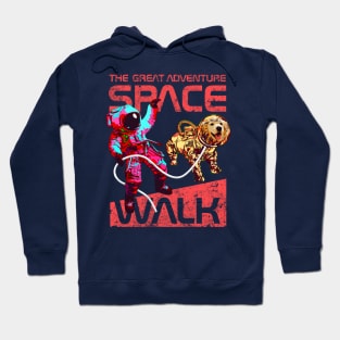 Cool Tees Pet Astronaut Dog in Space Hoodie